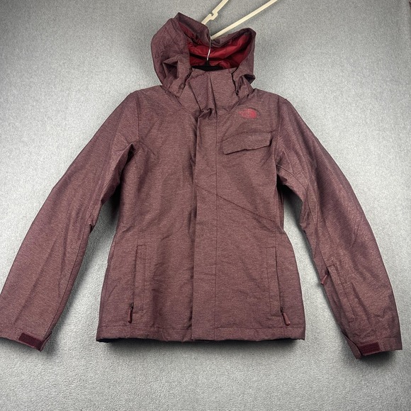 The North Face Jackets & Blazers - The North Face Jacket Womens Small Red Hooded Softshell Rain Coat Ski NF0A2TJL